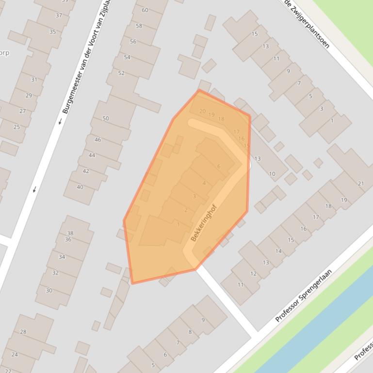 Kaart van postcodegebied 3571HV.