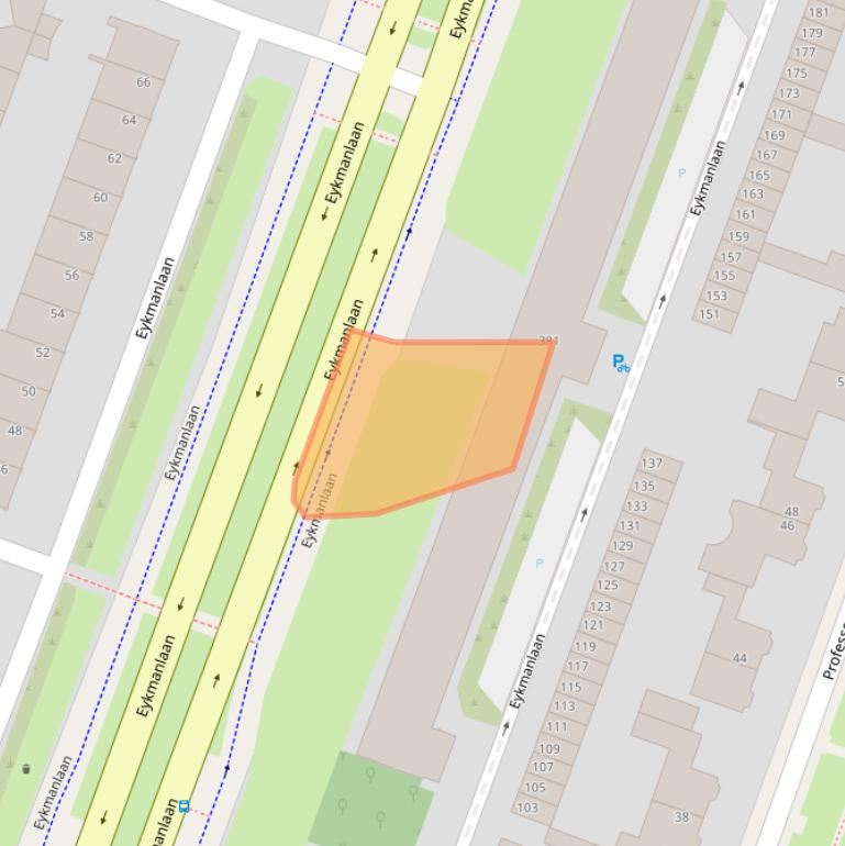 Kaart van postcodegebied 3571JM.