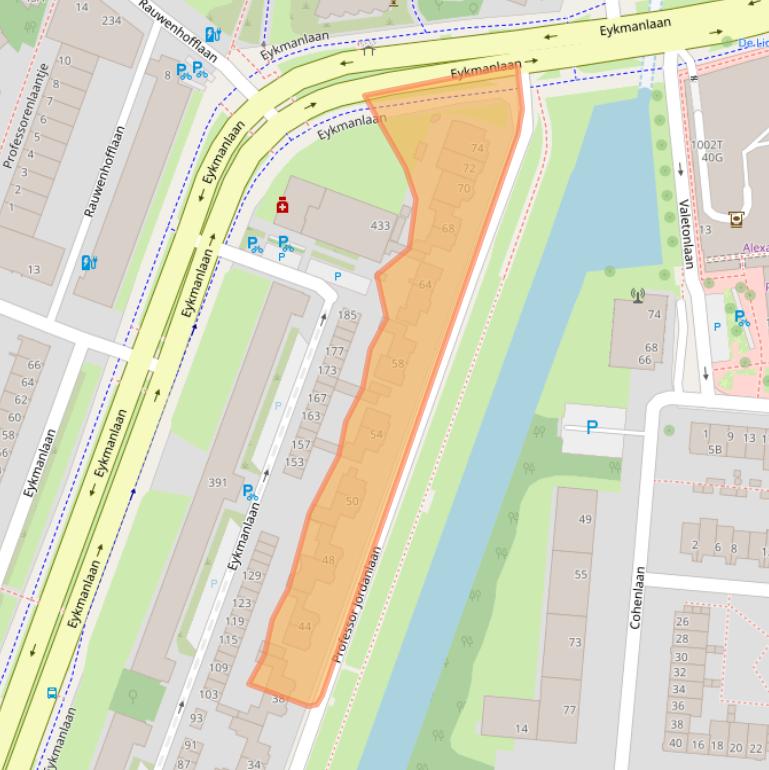 Kaart van postcodegebied 3571KB.