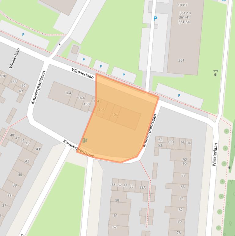 Kaart van postcodegebied 3571KM.
