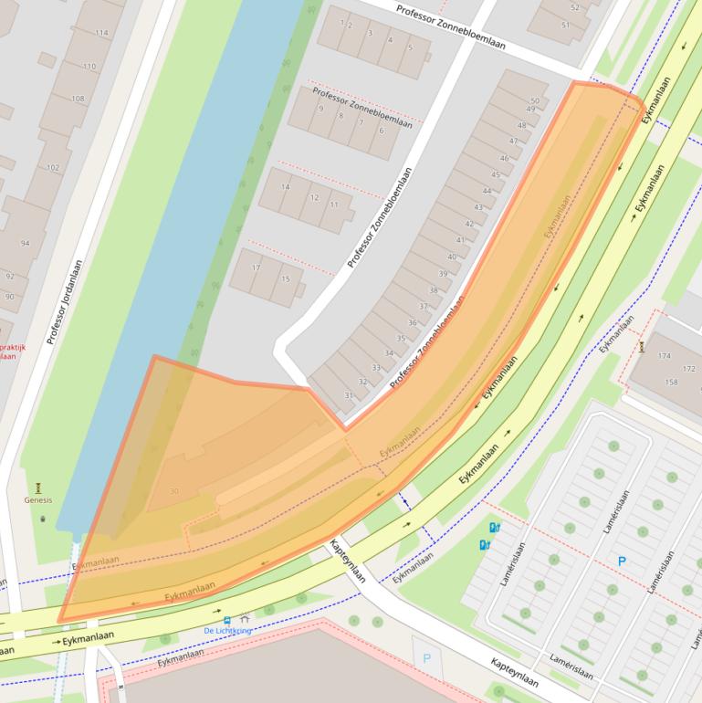 Kaart van postcodegebied 3571KR.