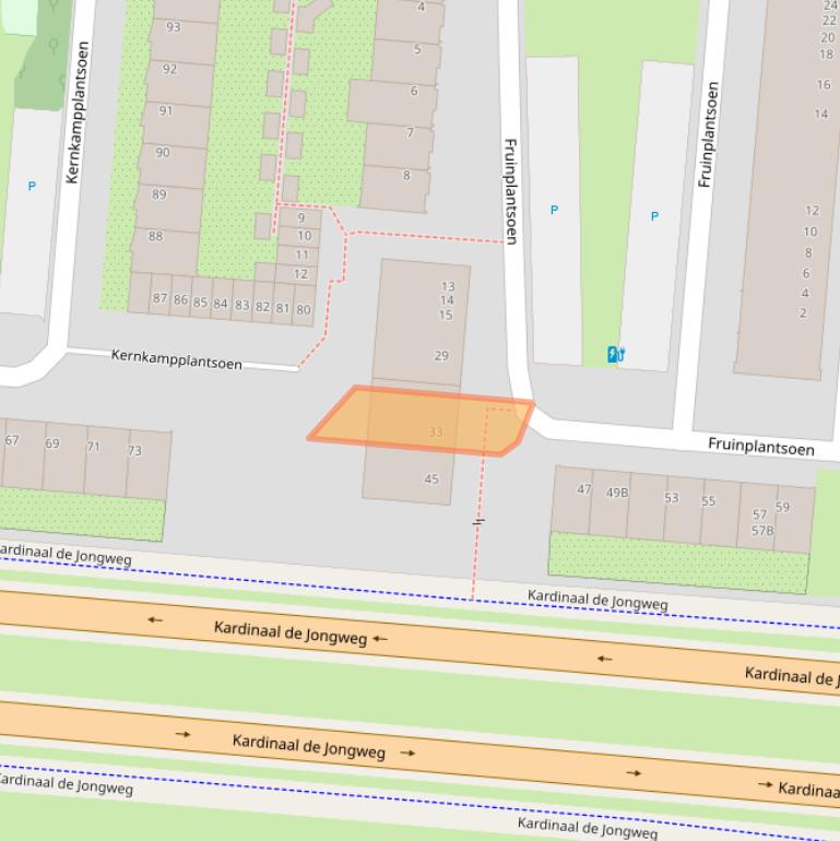 Kaart van postcodegebied 3571PR.