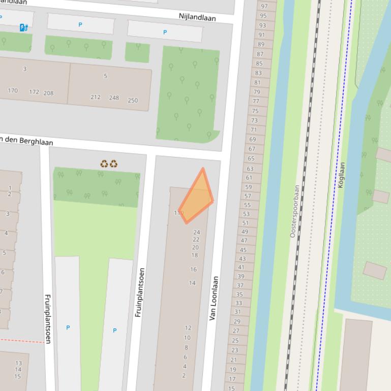 Kaart van postcodegebied 3571PT.