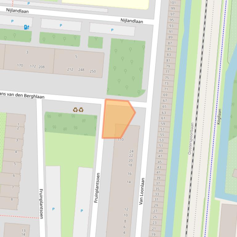 Kaart van postcodegebied 3571PV.