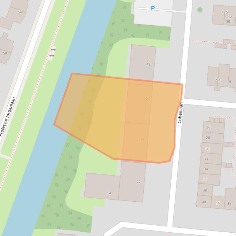 Kaart van postcodegebied 3571XG.