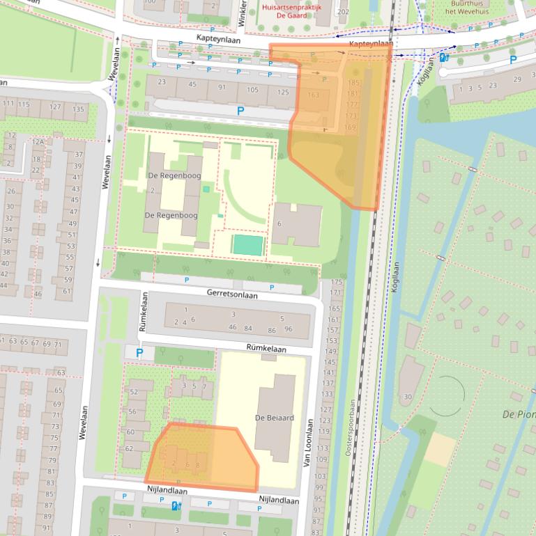 Kaart van postcodegebied 3571XR.