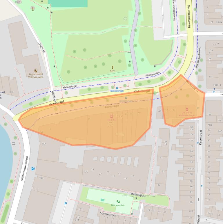 Kaart van postcodegebied 3572CG.