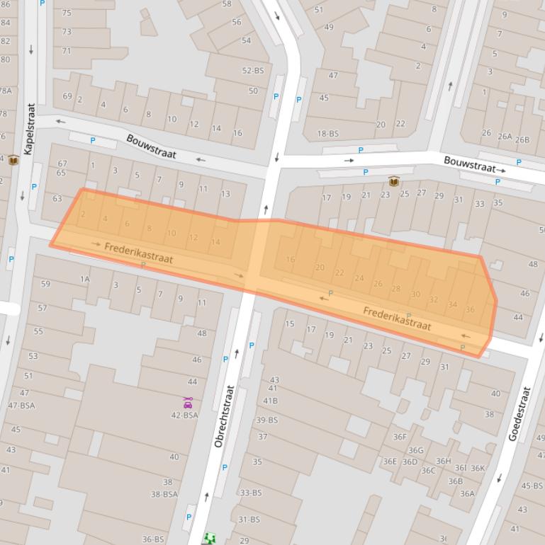 Kaart van postcodegebied 3572CS.