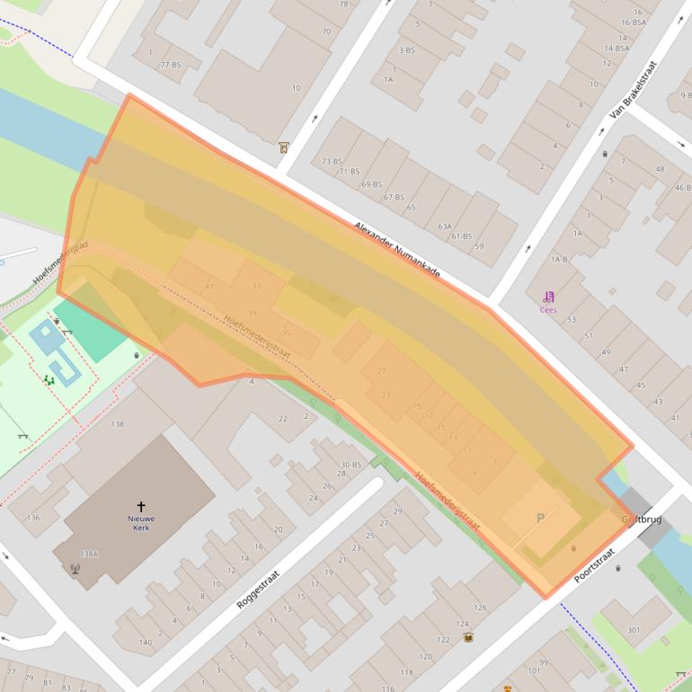 Kaart van postcodegebied 3572DA.