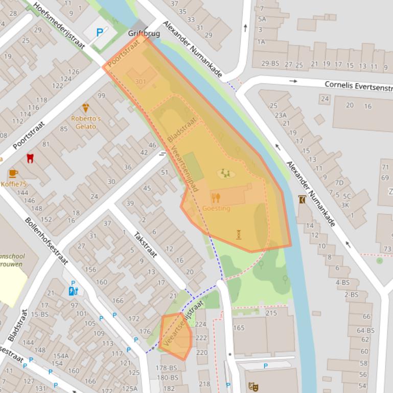 Kaart van postcodegebied 3572DH.