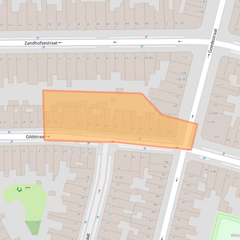 Kaart van postcodegebied 3572EP.
