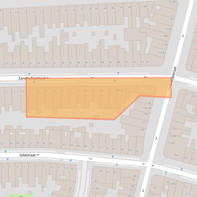 Kaart van postcodegebied 3572GB.