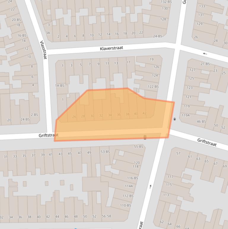 Kaart van postcodegebied 3572GW.