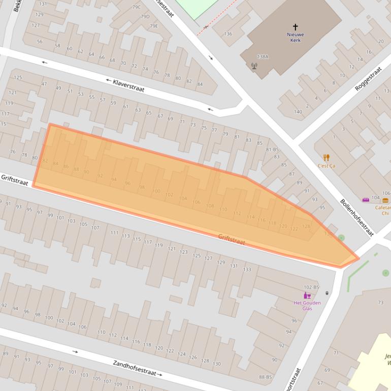 Kaart van postcodegebied 3572GZ.