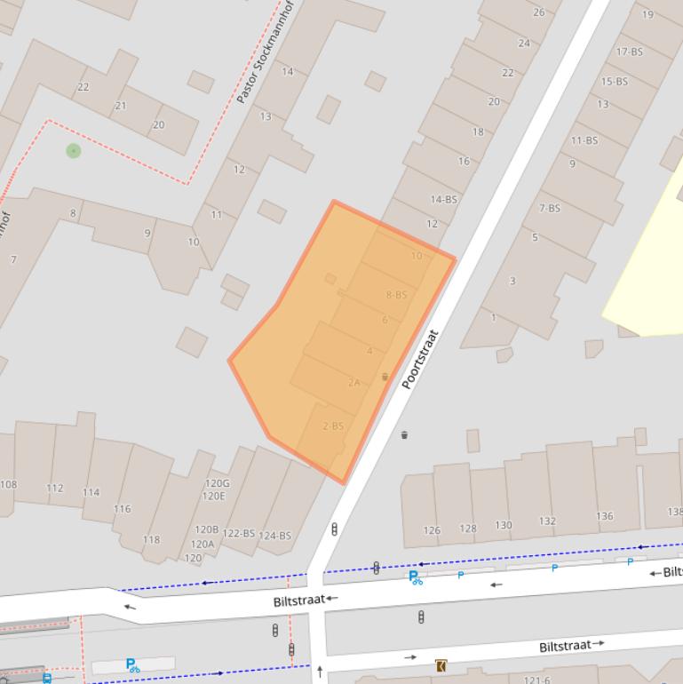 Kaart van postcodegebied 3572HH.