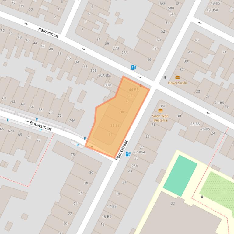 Kaart van postcodegebied 3572HK.