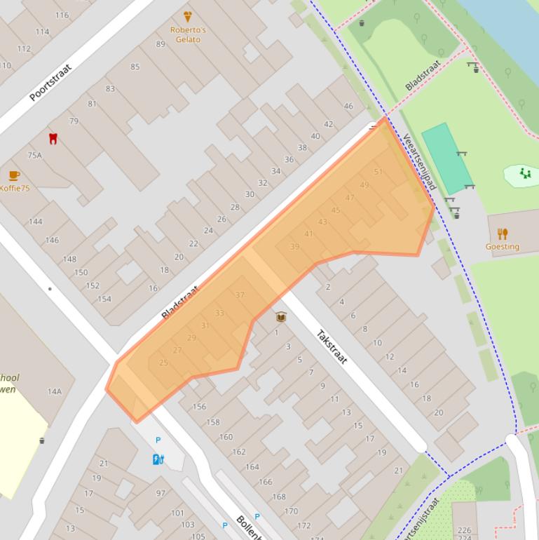 Kaart van postcodegebied 3572HV.