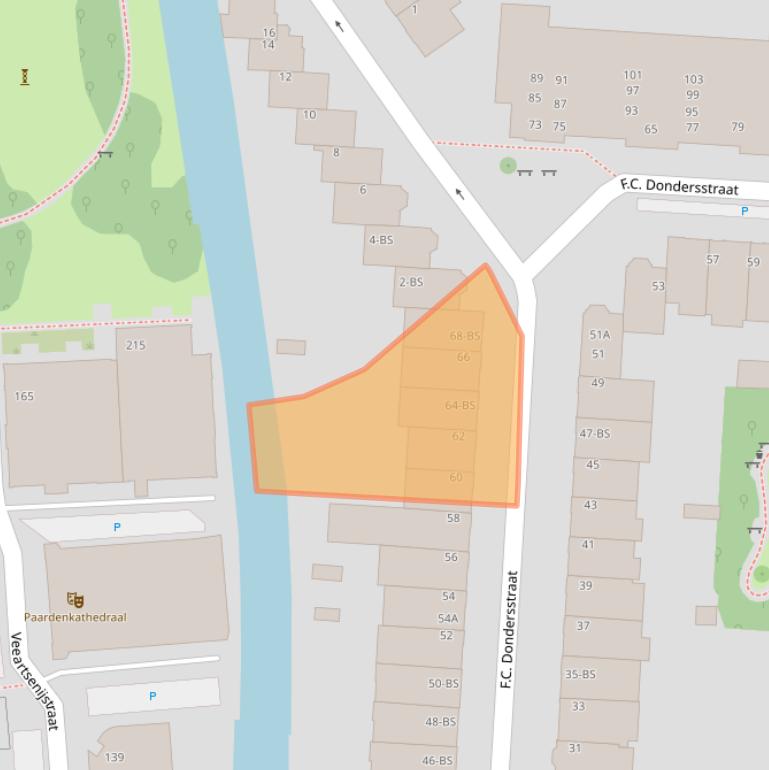 Kaart van postcodegebied 3572JM.