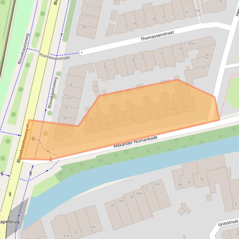 Kaart van postcodegebied 3572KX.