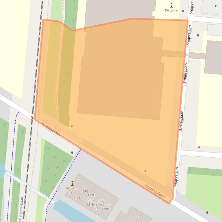 Kaart van postcodegebied 3572LP.