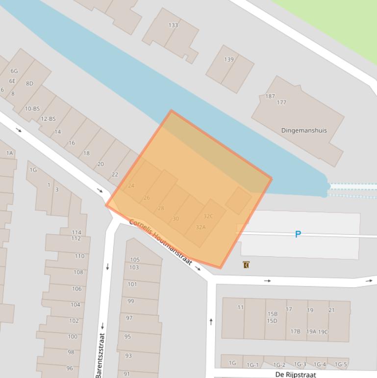 Kaart van postcodegebied 3572LX.