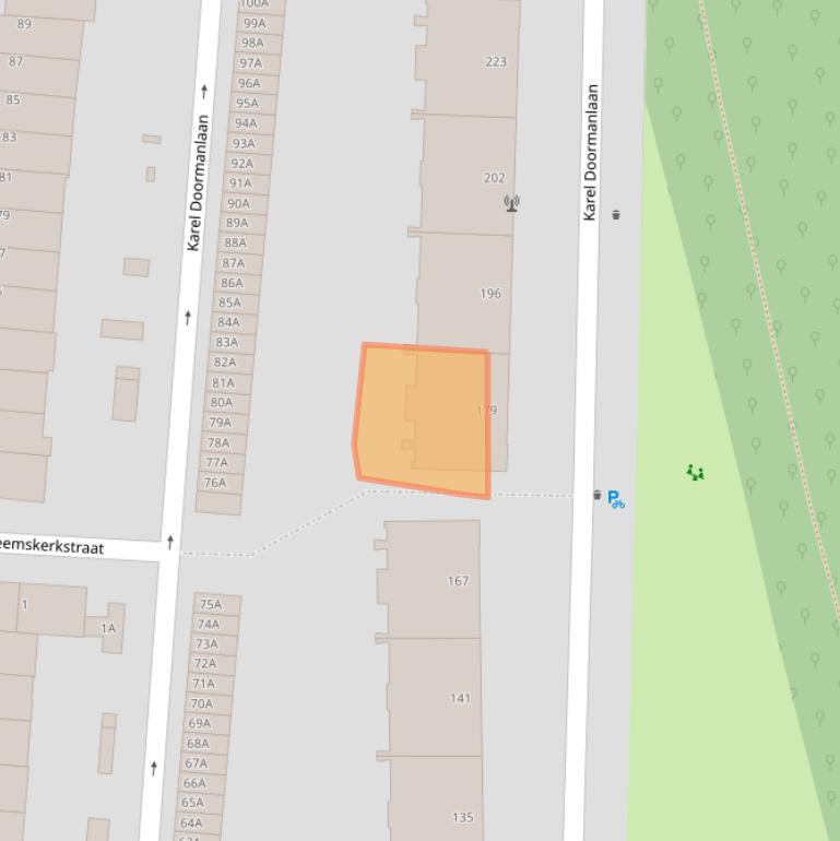 Kaart van postcodegebied 3572NV.