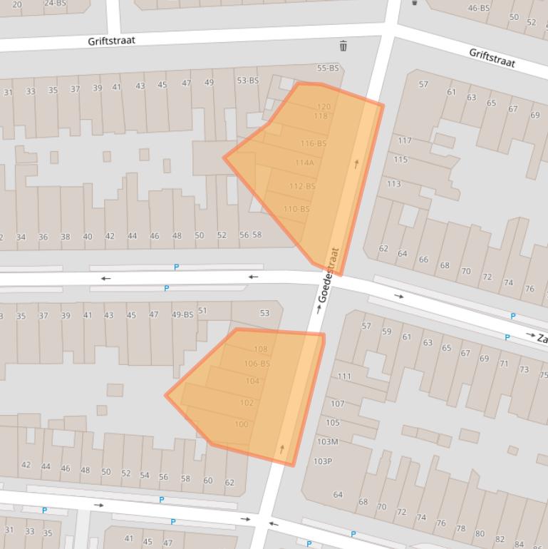 Kaart van postcodegebied 3572RX.
