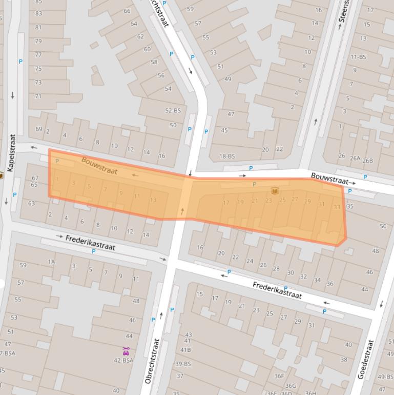 Kaart van postcodegebied 3572SN.