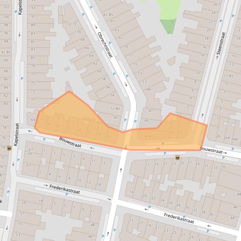 Kaart van postcodegebied 3572SR.