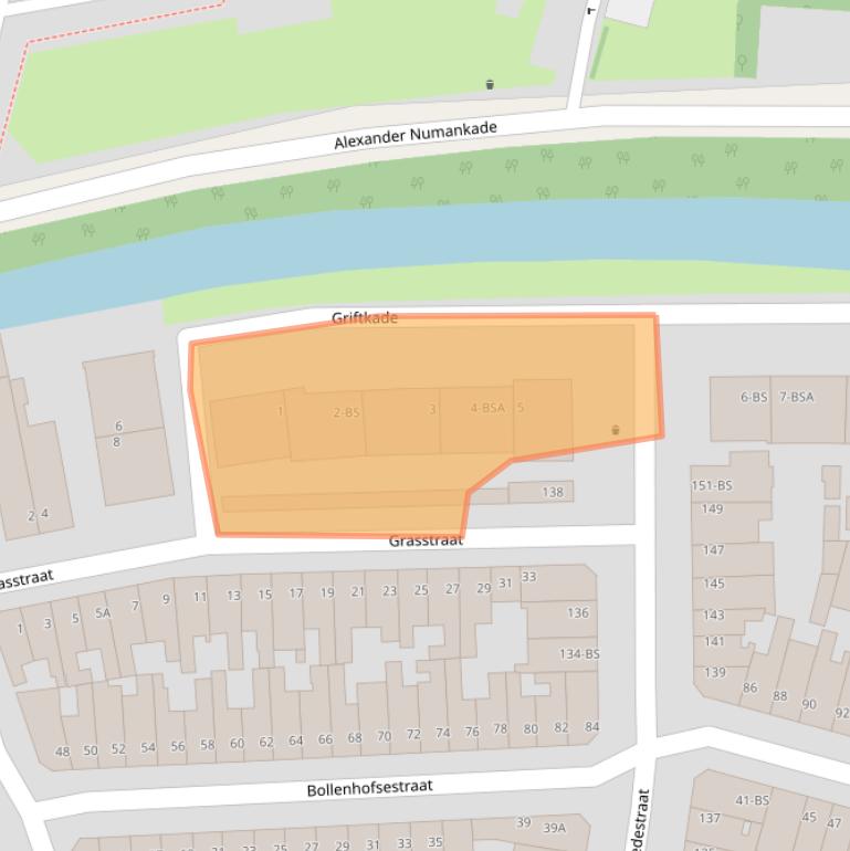 Kaart van postcodegebied 3572TW.