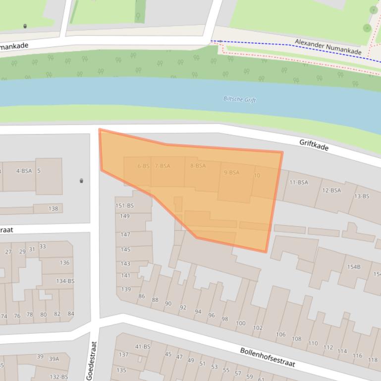 Kaart van postcodegebied 3572TX.