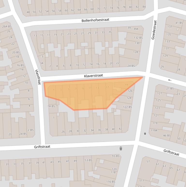Kaart van postcodegebied 3572VA.