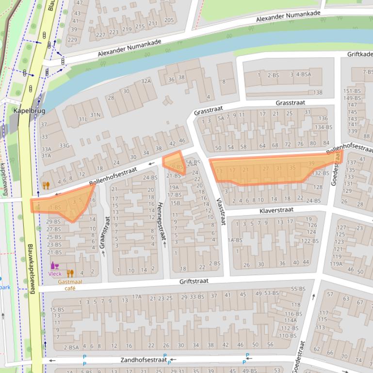 Kaart van postcodegebied 3572VH.