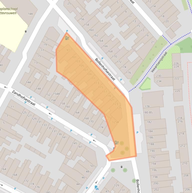 Kaart van postcodegebied 3572VL.