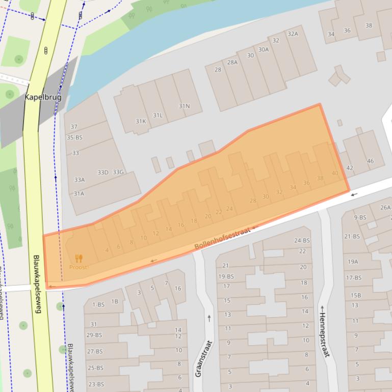 Kaart van postcodegebied 3572VN.