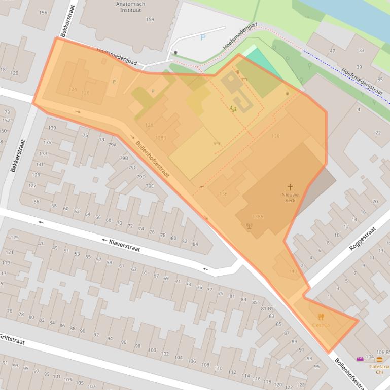 Kaart van postcodegebied 3572VT.