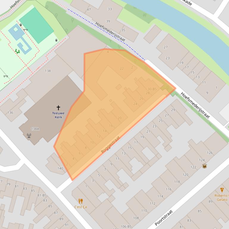 Kaart van postcodegebied 3572VZ.