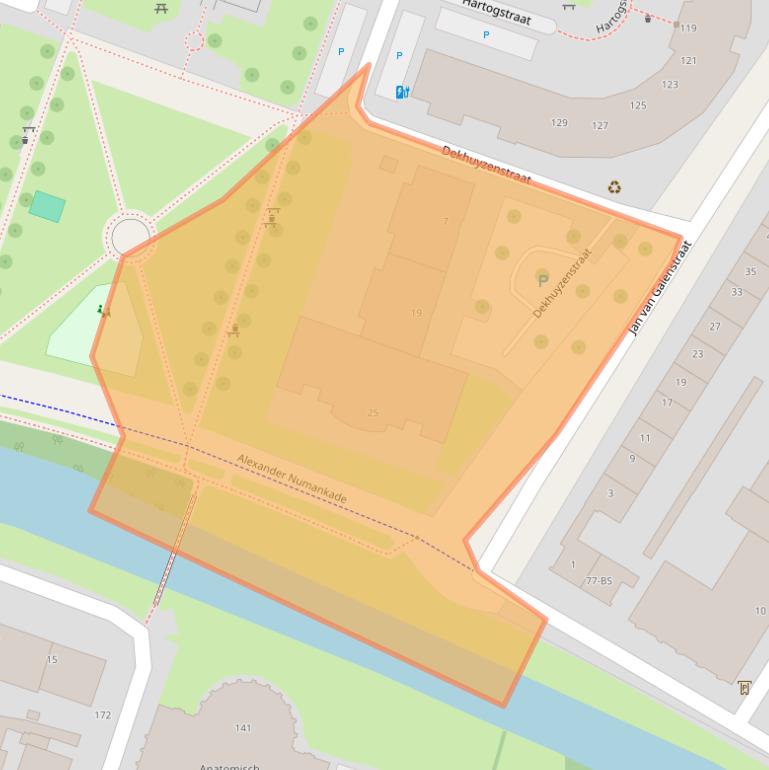 Kaart van postcodegebied 3572WE.