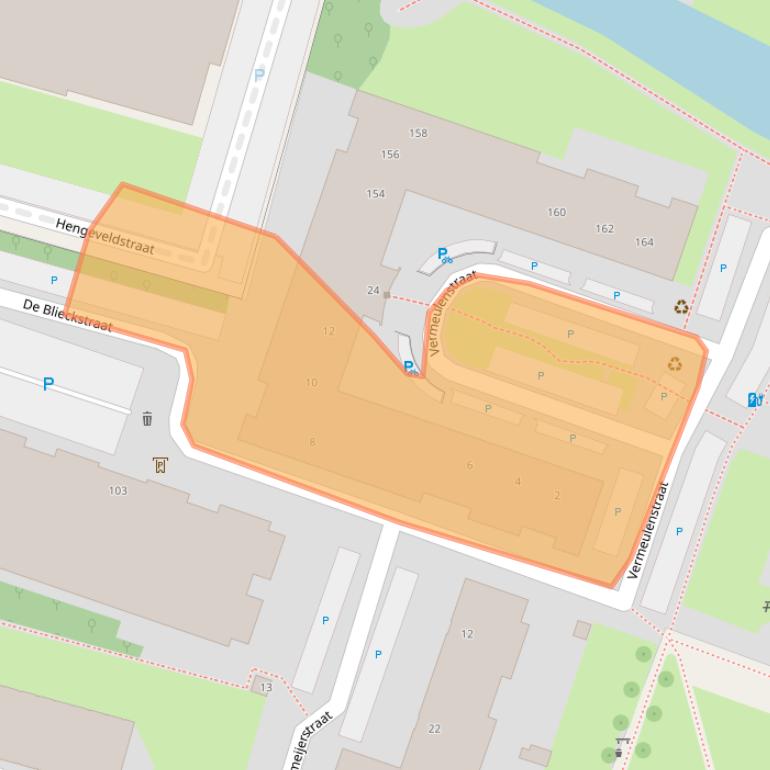 Kaart van postcodegebied 3572WP.