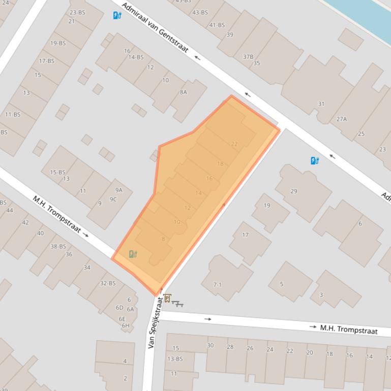 Kaart van postcodegebied 3572XD.