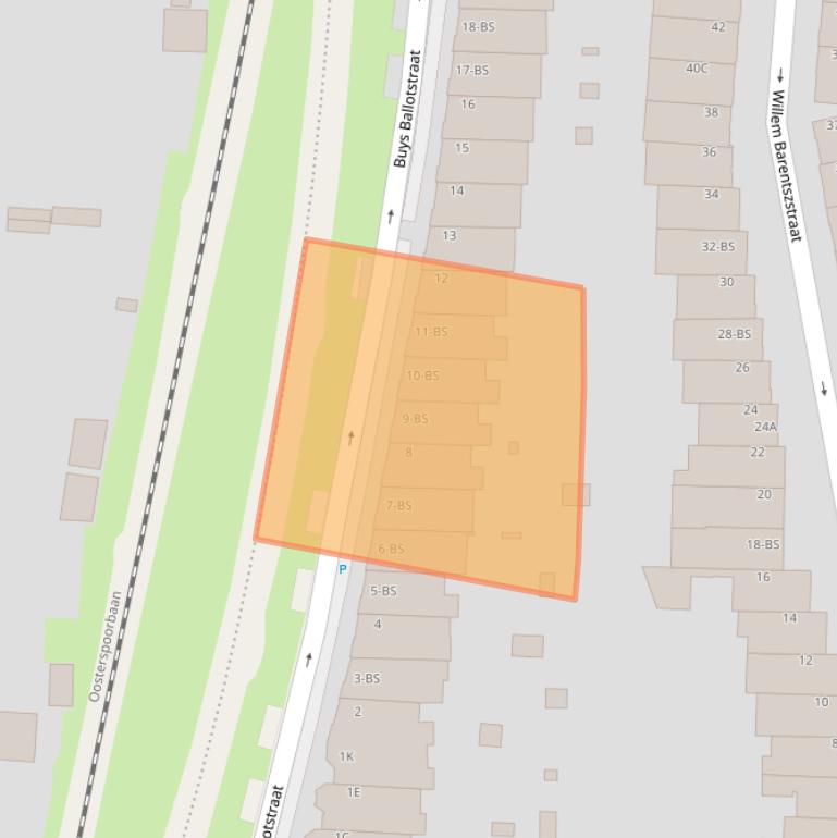 Kaart van postcodegebied 3572ZP.