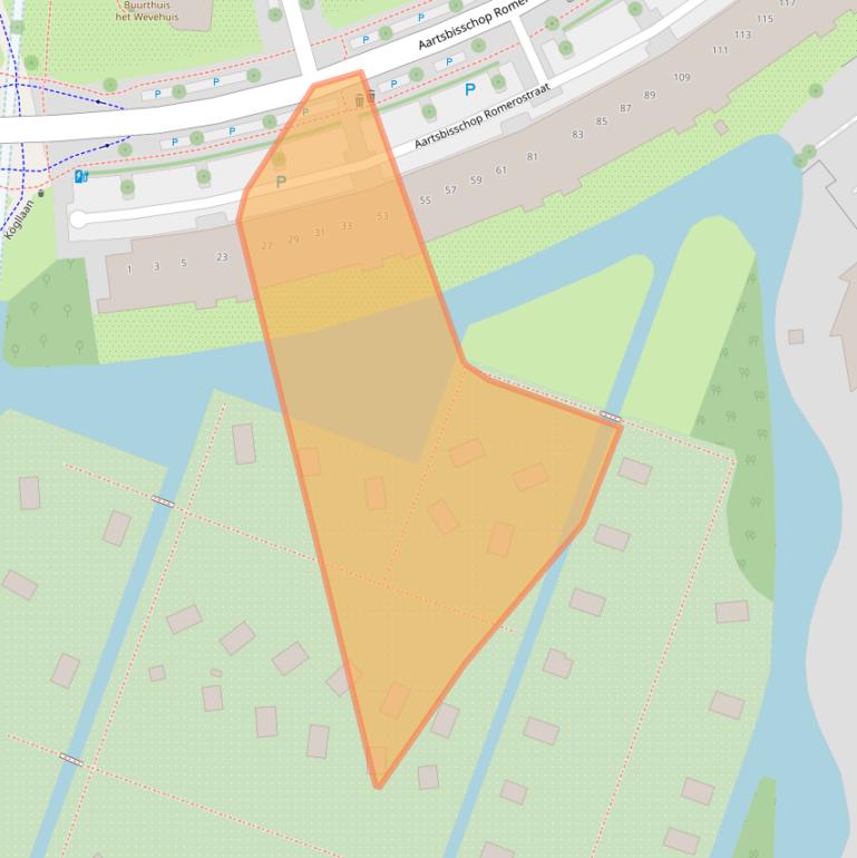 Kaart van postcodegebied 3573AB.