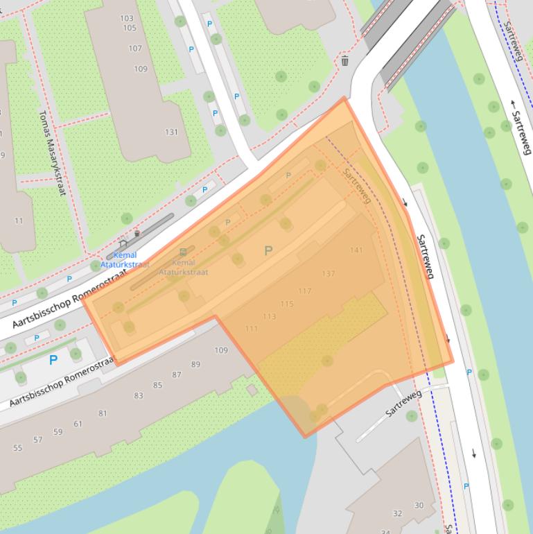 Kaart van postcodegebied 3573AE.