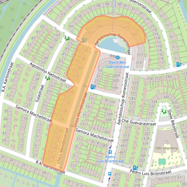 Kaart van postcodegebied 3573AT.