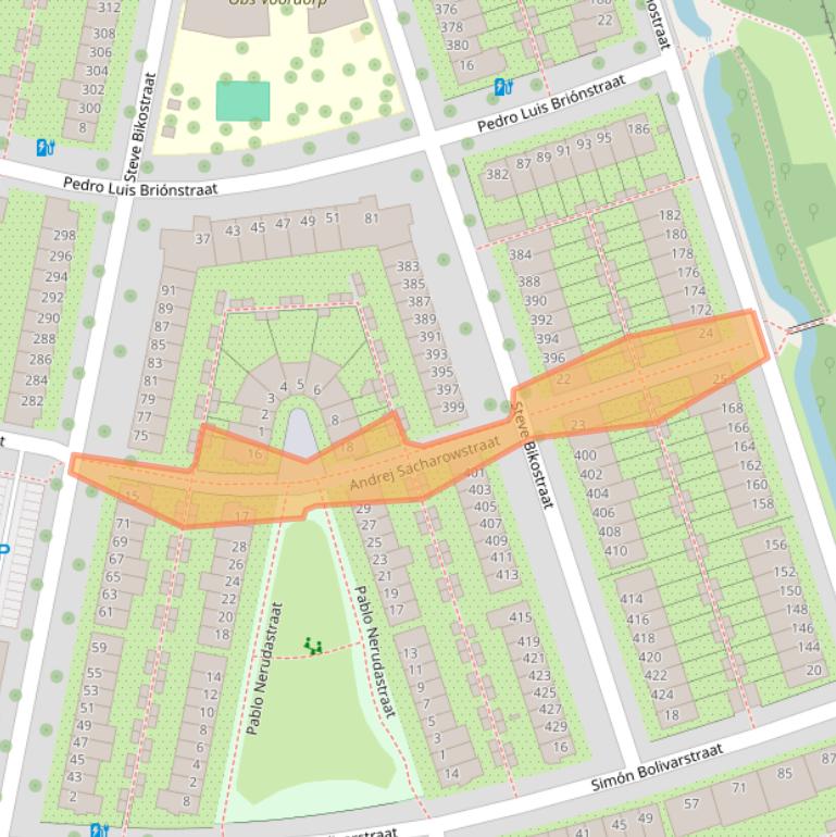 Kaart van postcodegebied 3573BP.