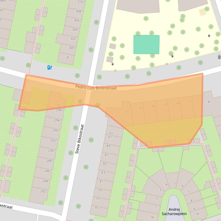 Kaart van postcodegebied 3573BT.