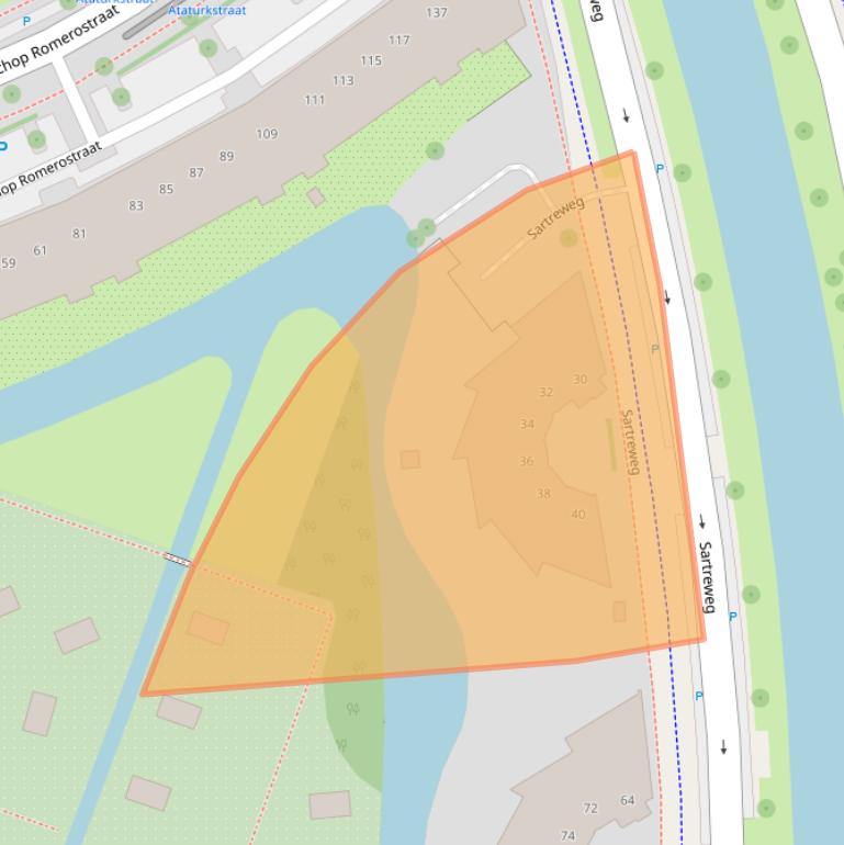 Kaart van postcodegebied 3573PM.