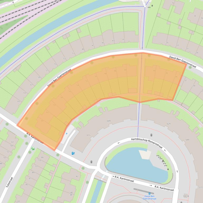 Kaart van postcodegebied 3573XP.