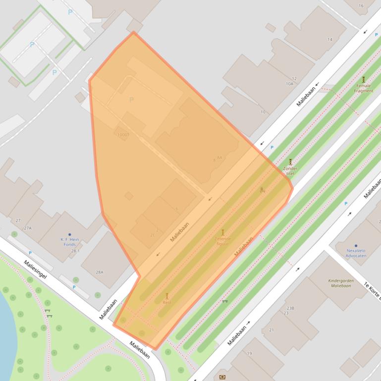 Kaart van postcodegebied 3581CM.