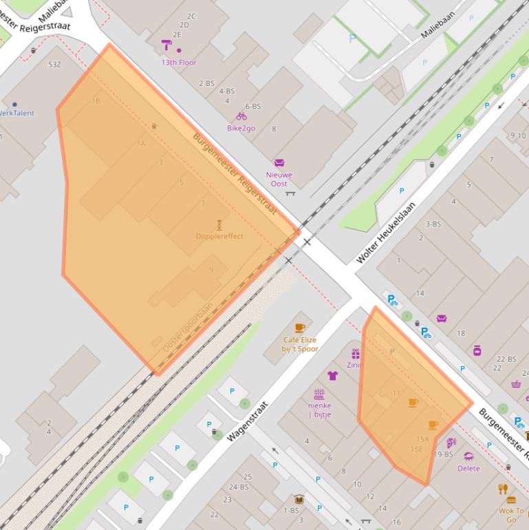 Kaart van postcodegebied 3581KJ.
